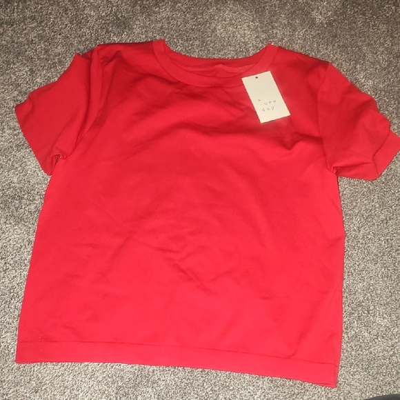 a new day Red Short Sleeve Tee - Picture 1 of 1